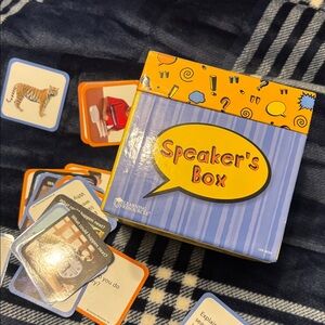 Speaker's Box Conversation Card Game for Kids